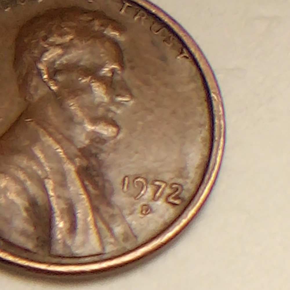 1972 d penny